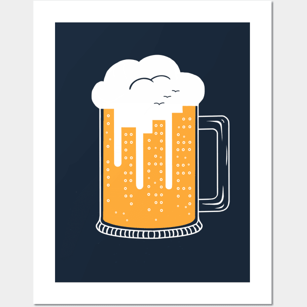 city beer Wall Art by coffeeman